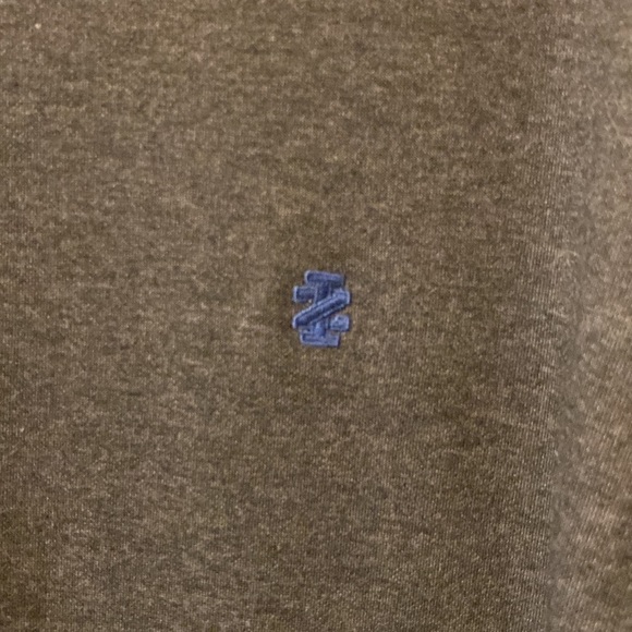 IZOD men’s advantage fleece crew neck classic fit l/s gray sweatshirt size L - Picture 5 of 10